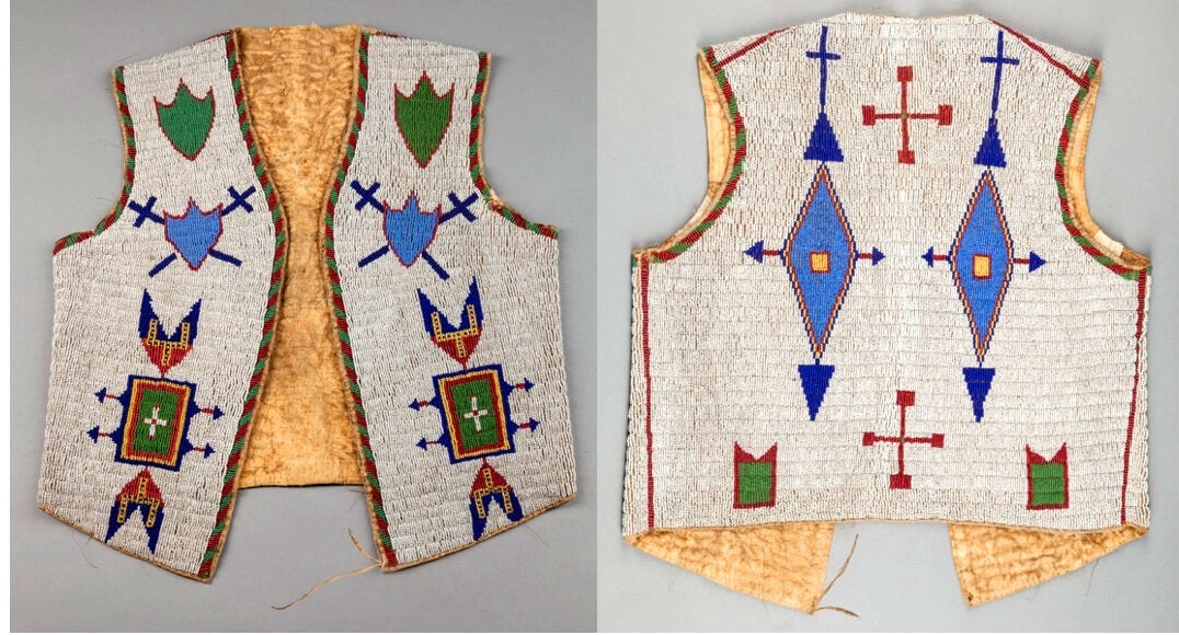 native American beaded vest