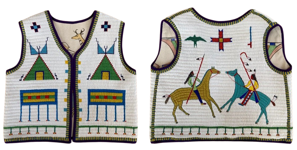 native American beaded vest