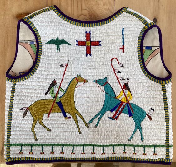 native American beaded vest