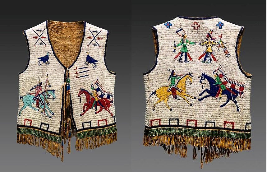 native American beaded vest