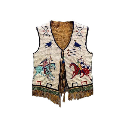 native American beaded vest