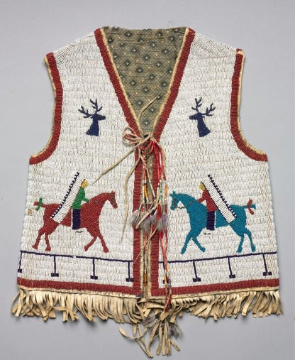 native American beaded vest