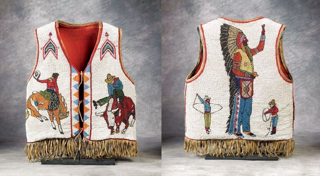 native American beaded vest