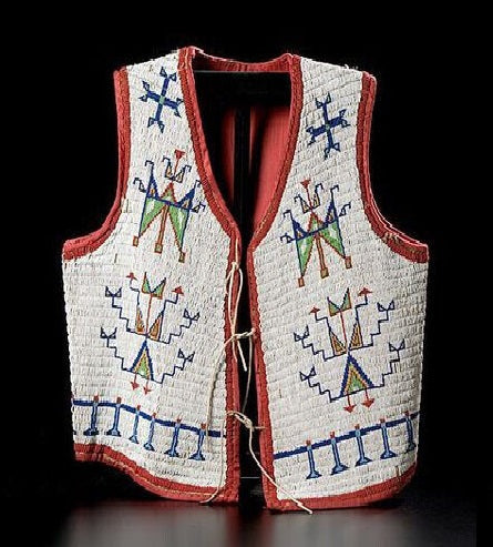 native American beaded vest