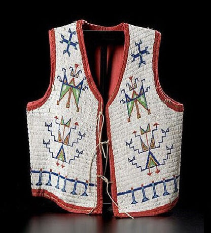native American beaded vest