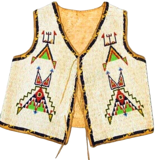 native American beaded vest