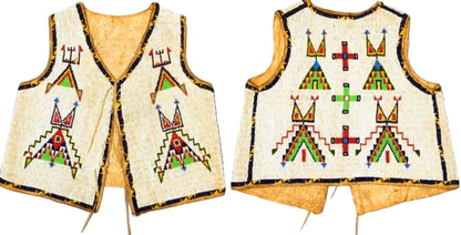 native American beaded vest
