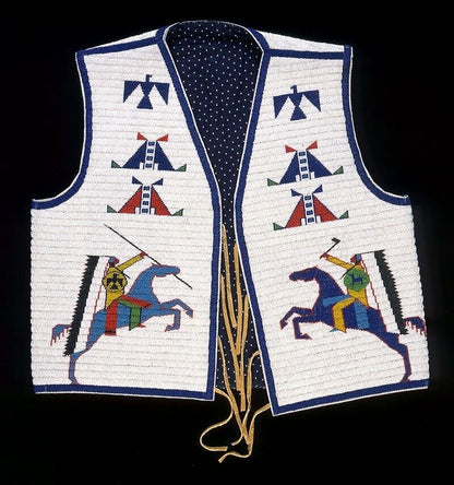 native American beaded vest