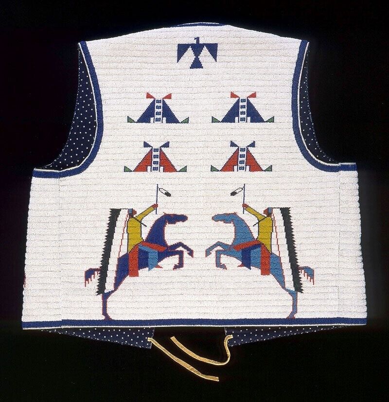 native American beaded vest
