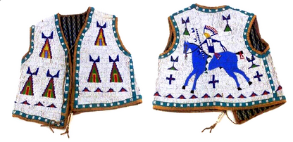 native American beaded vest