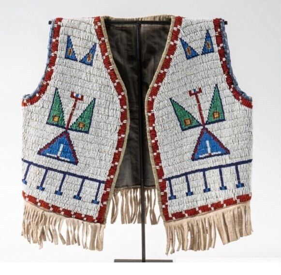 native American beaded vest