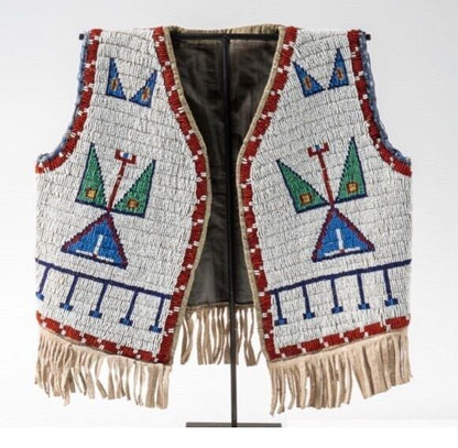 native American beaded vest