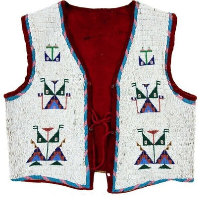 native American beaded vest