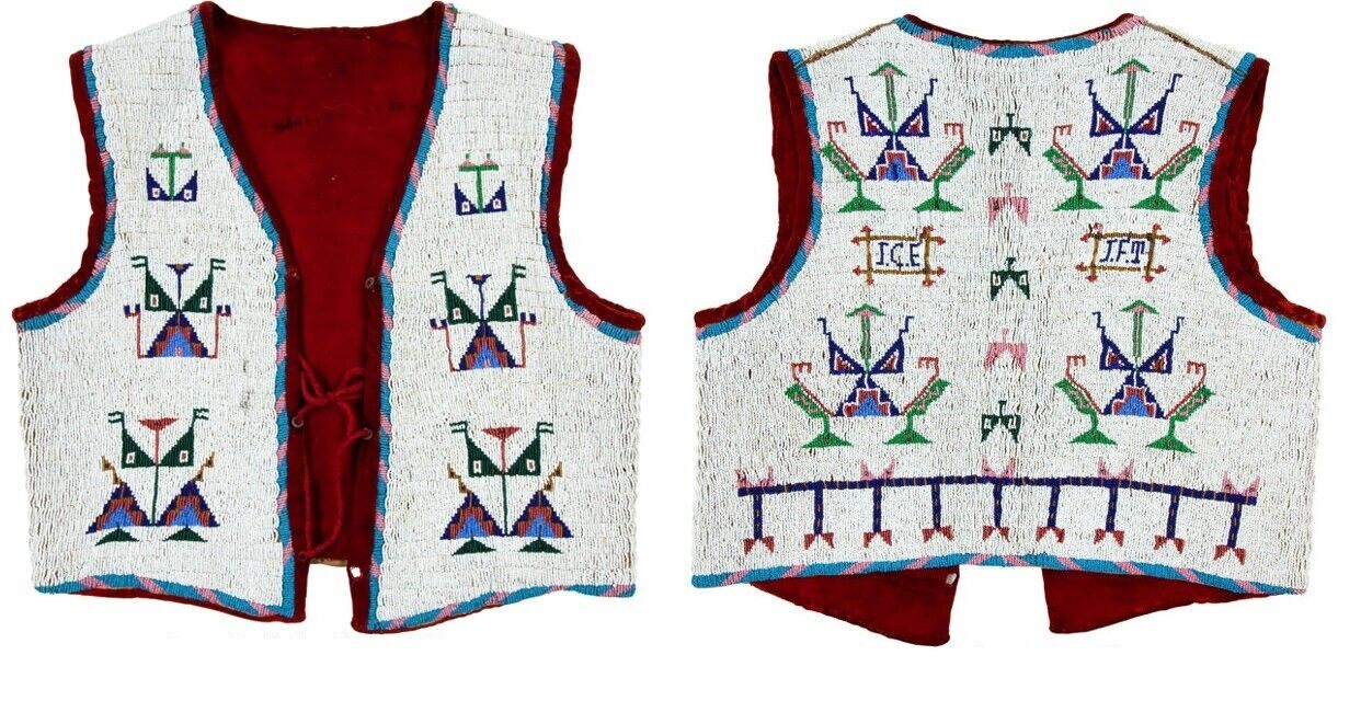 native American beaded vest