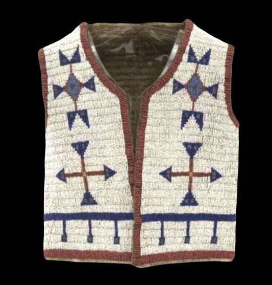 native American beaded vest
