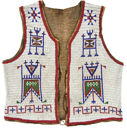 native American beaded vest