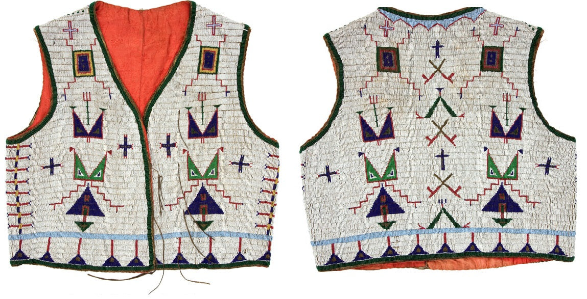 native American beaded vest