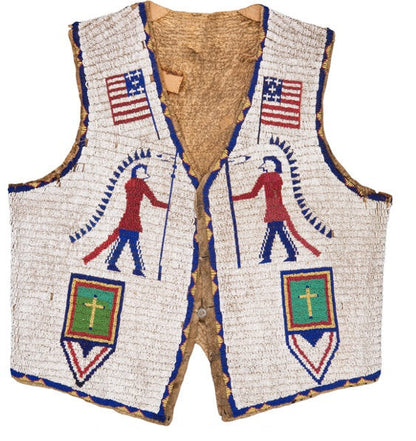 native American beaded vest