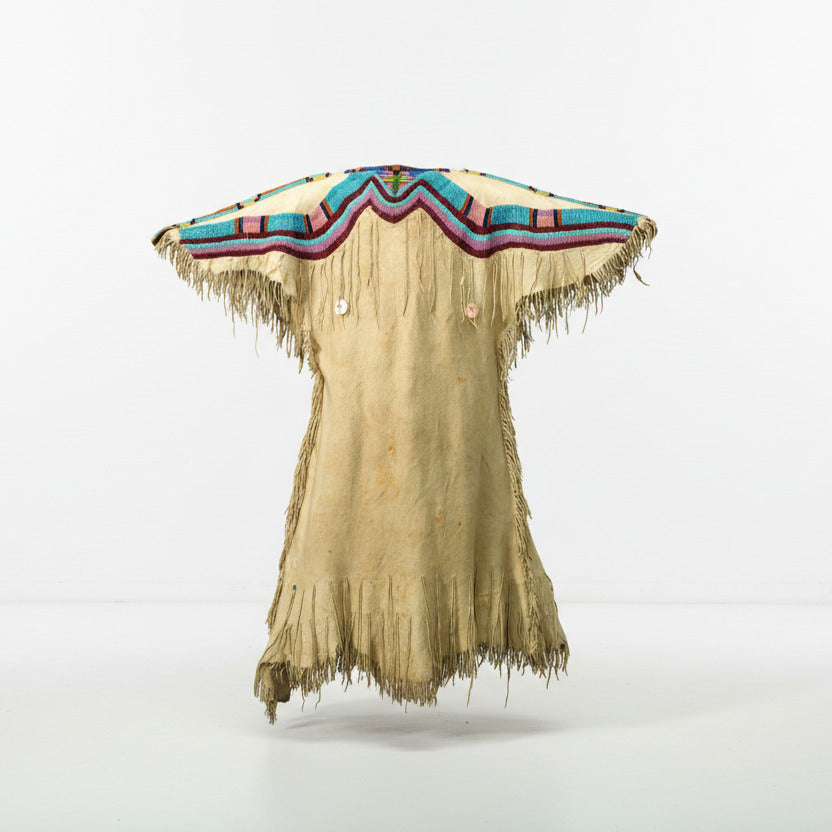 Native American beaded yoke dress