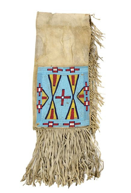Handcrafted Native American Beaded Horse Regalia Saddle Bag PWSD334