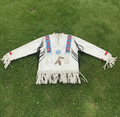 Native American Beaded War Shirt Powwow Regalia PWS34